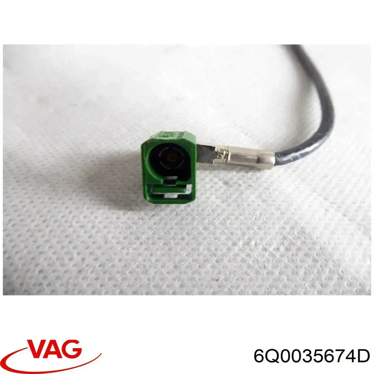 6Q0035674D VAG Cabo de antena de aparelhagem de som