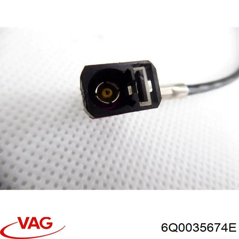 6Q0035674E VAG Cabo de antena de aparelhagem de som