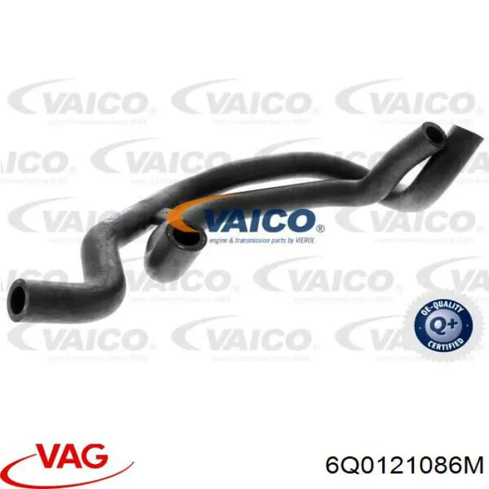 Compre 6Q0121086M VAG Mangueira (cano derivado) do sistema de esfriamento