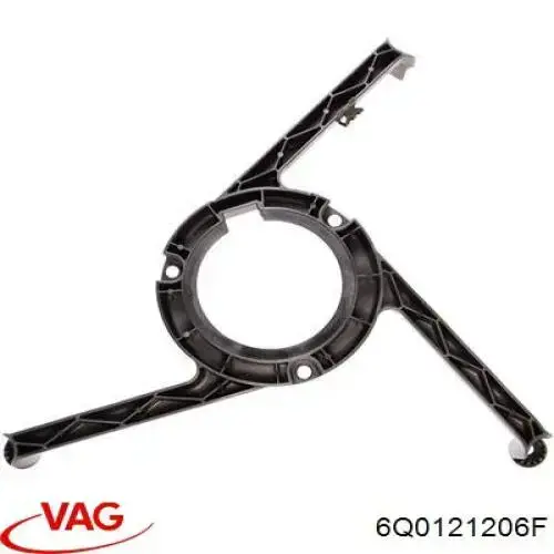 6Q0121206F VAG Consola de motor de ventilador de esfriamento no difusor