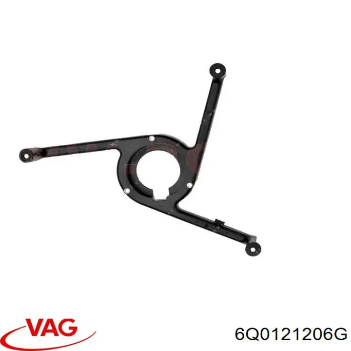 6Q0121206G VAG Consola de motor de ventilador de esfriamento no difusor