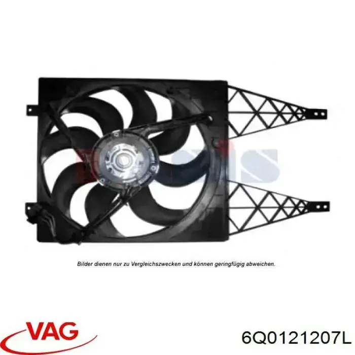 Difusor do radiador de aparelho de ar condicionado VAG 6Q0121207L preço, a partir de 61,29 USD