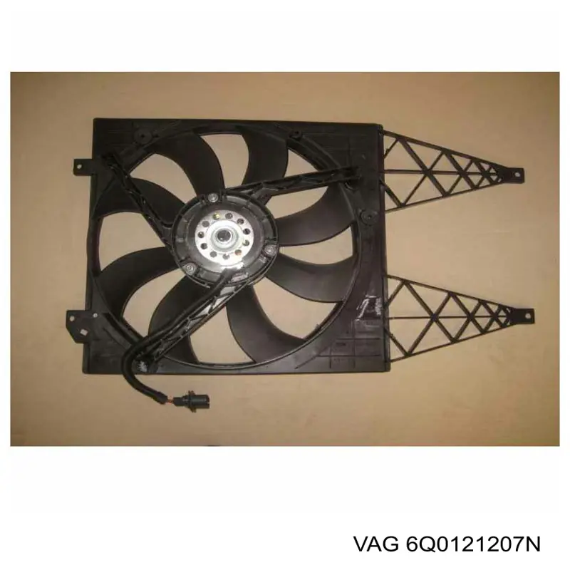 6Q0121207N VAG Difusor do radiador de aparelho de ar condicionado