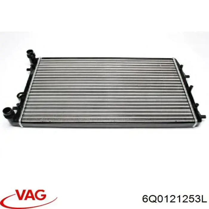 Radiador de esfriamento de motor VAG 6Q0121253L preço, a partir de 40,61 USD
