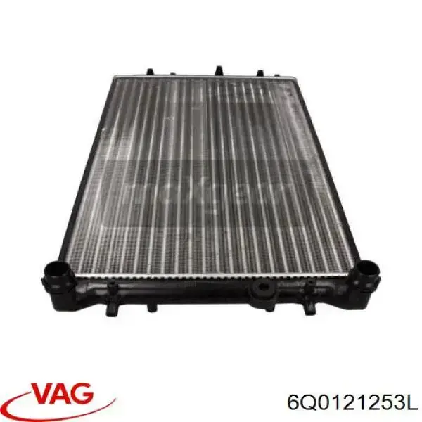 6Q0121253L VAG Radiador de esfriamento de motor
