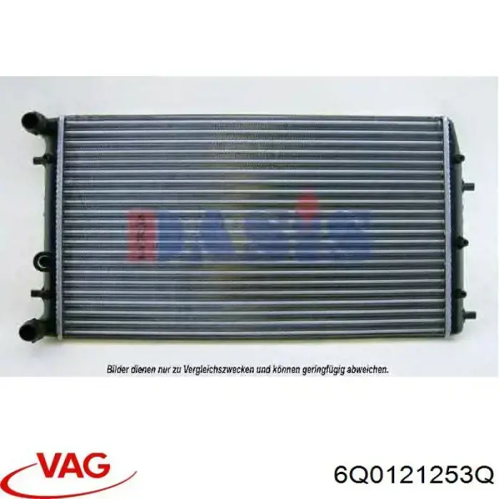 Radiador de esfriamento de motor VAG 6Q0121253Q preço, a partir de 75,13 USD