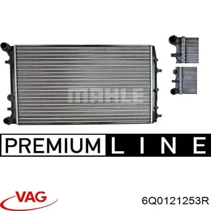 Radiador de esfriamento de motor VAG 6Q0121253R preço, a partir de 47,75 USD