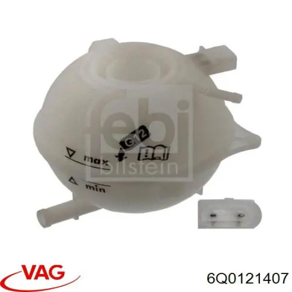 Tanque de expansão do sistema de esfriamento VAG 6Q0121407 preço, a partir de 20,73 USD