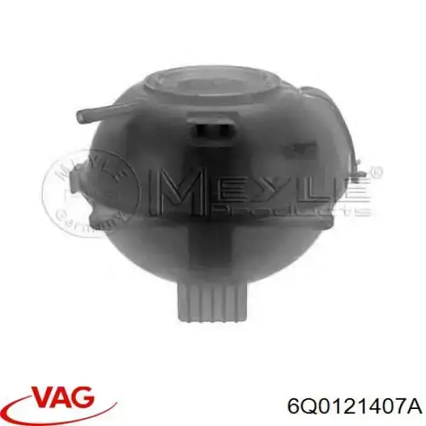 6Q0121407A VAG Tanque de expansão do sistema de esfriamento