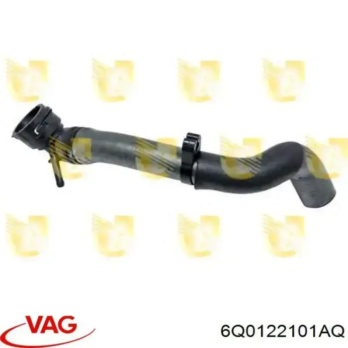 Compre 6Q0122101AQ VAG Mangueira (cano derivado) do radiador de esfriamento superior