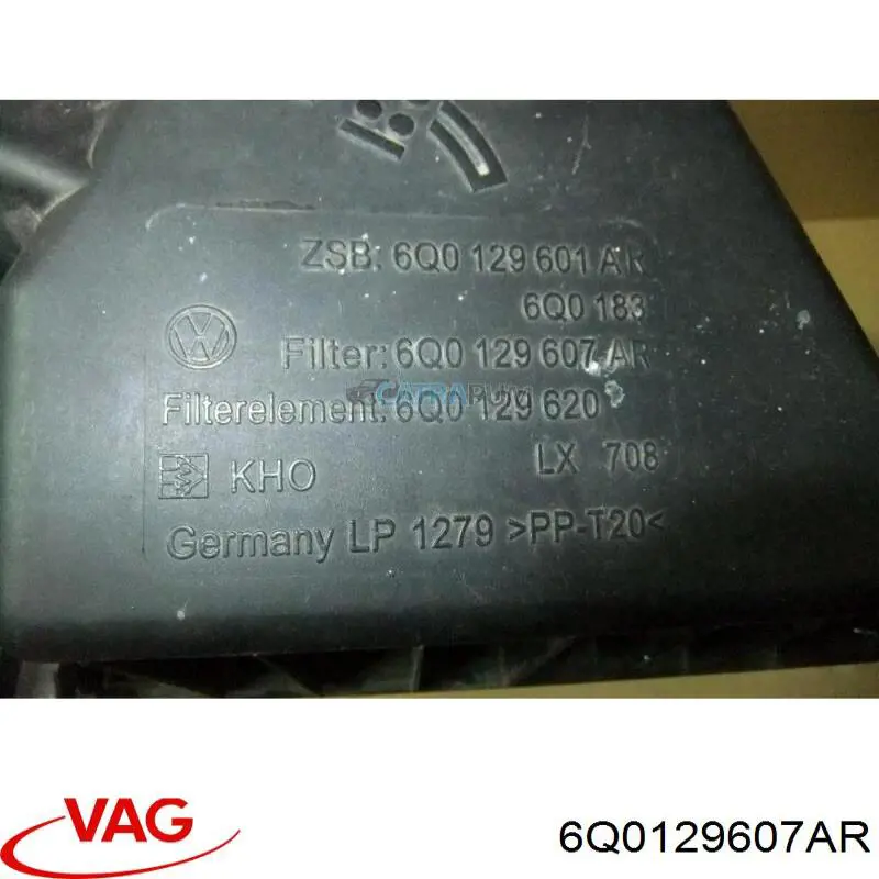Compre 6Q0129607AR VAG Caixa de filtro de ar