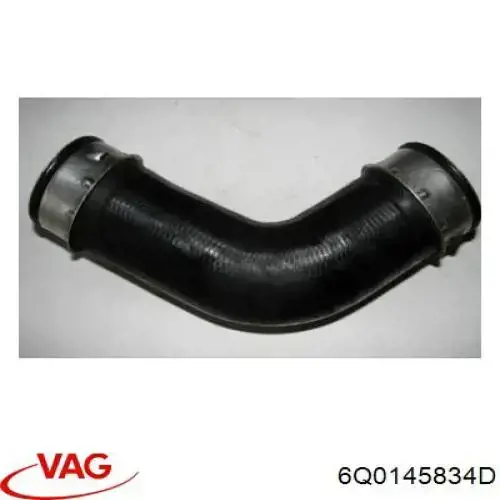 6Q0145834D VAG Mangueira (cano derivado) de intercooler