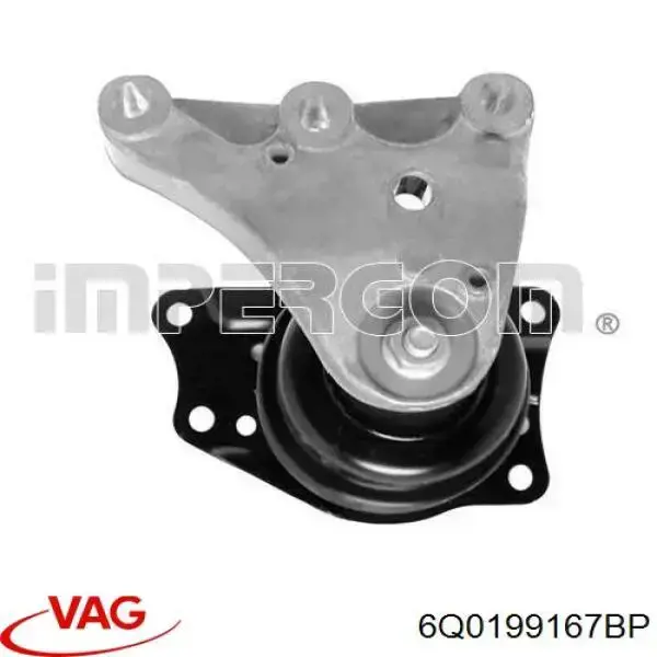Coxim (suporte) direito de motor VAG 6Q0199167BP preço, a partir de 289,21 USD