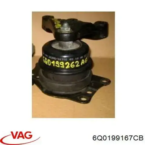 Coxim (suporte) direito de motor VAG 6Q0199167CB preço, a partir de 69,67 USD