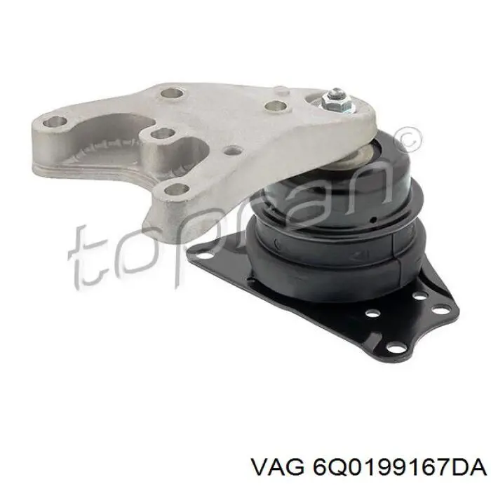 Compre 6Q0199167DA VAG Coxim (suporte) direito de motor