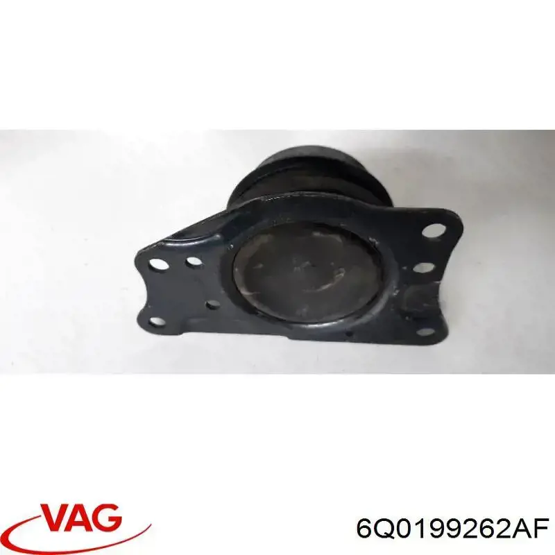 6Q0199262AF VAG Coxim (suporte) direito dianteiro de motor