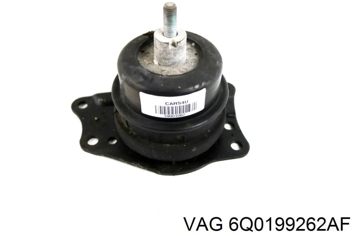 Coxim (suporte) direito dianteiro de motor VAG 6Q0199262AF