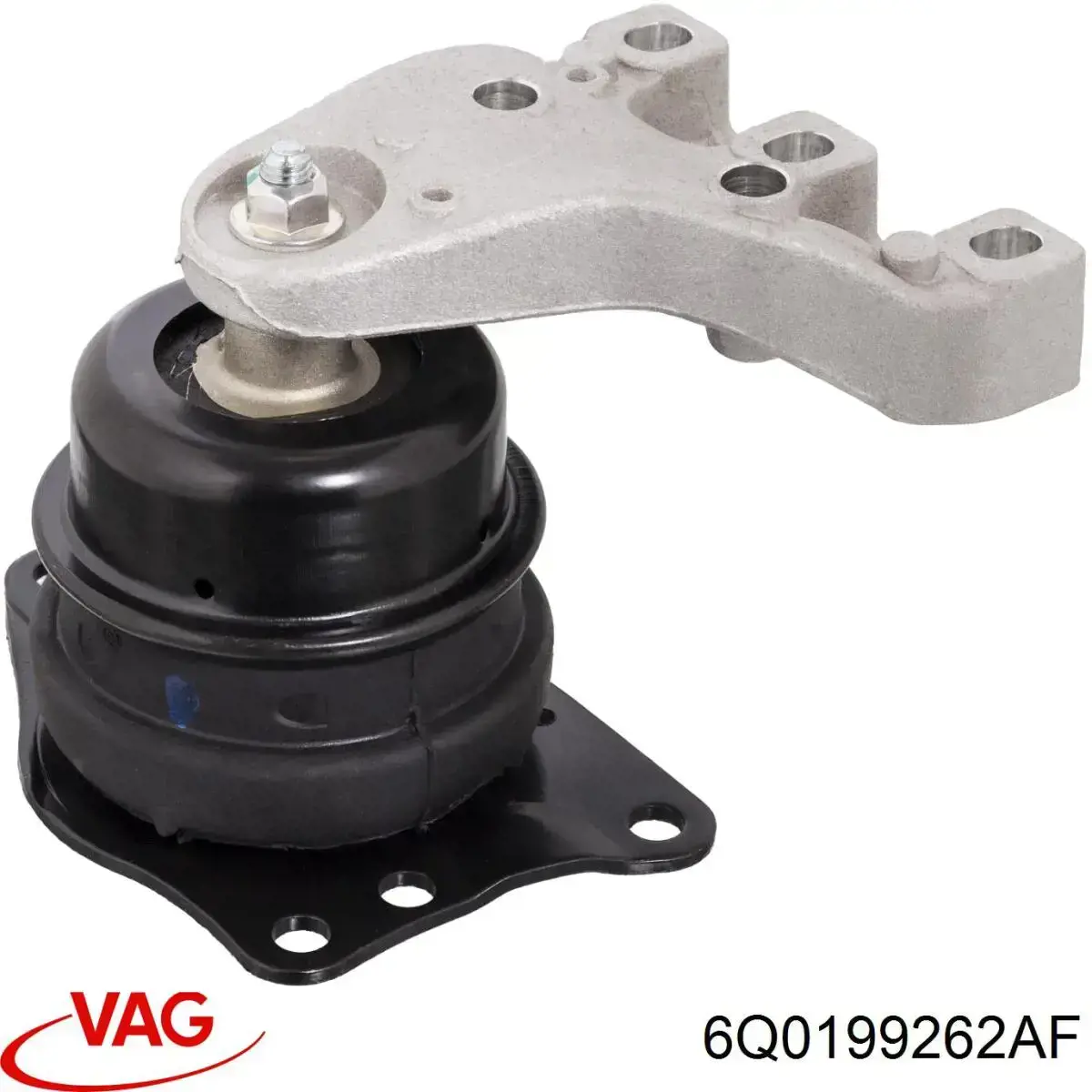 6Q0199262AF VAG Coxim (suporte) direito dianteiro de motor