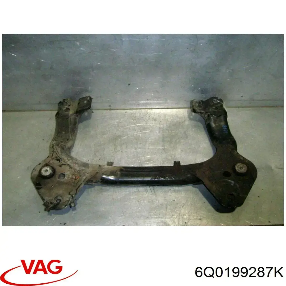 6Q0199287K VAG Viga de suspensão dianteira (plataforma veicular)