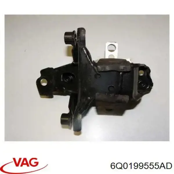 6Q0199555AD VAG Coxim (suporte) esquerdo de motor