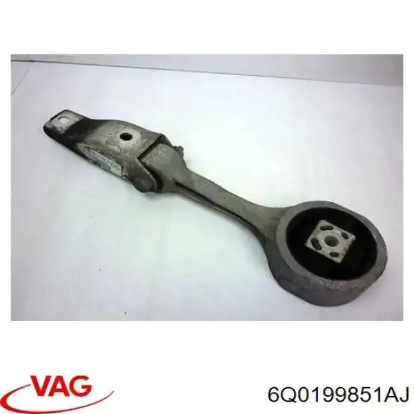 6Q0199851AJ VAG Coxim (suporte) traseiro de motor