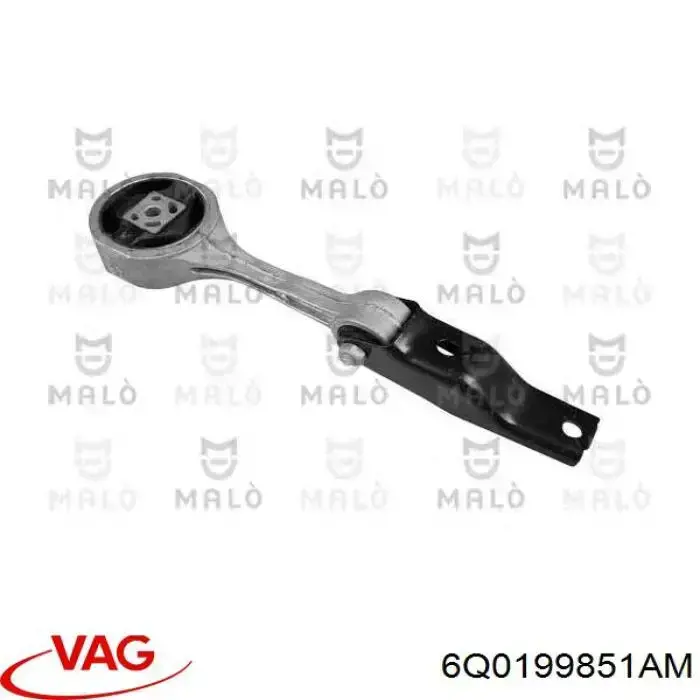 Compre 6Q0199851AM VAG Coxim (suporte) traseiro de motor