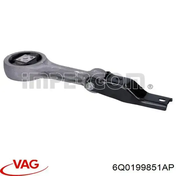 Compre 6Q0199851AP VAG Coxim (suporte) traseiro de motor