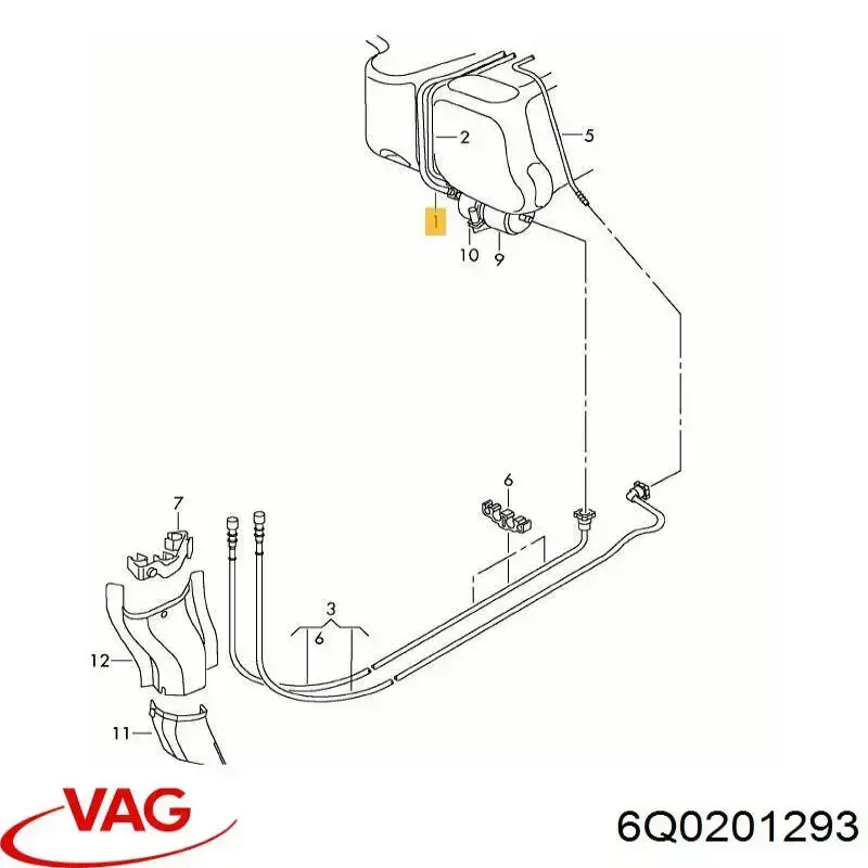  VAG 6Q0201293 preço, a partir de 65,70 USD