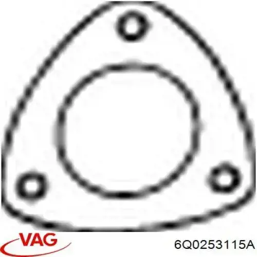 Vedante de tubo de admissão do silenciador VAG 6Q0253115A preço, a partir de 2,64 USD