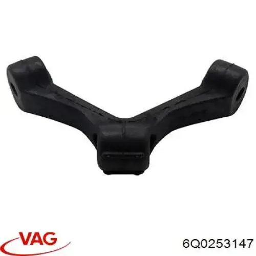 Consola de coxim traseiro do silenciador 6Q0253147 VAG