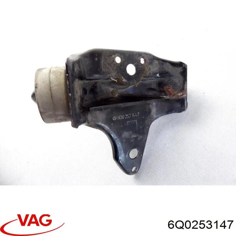 Consola de coxim traseiro do silenciador VAG 6Q0253147