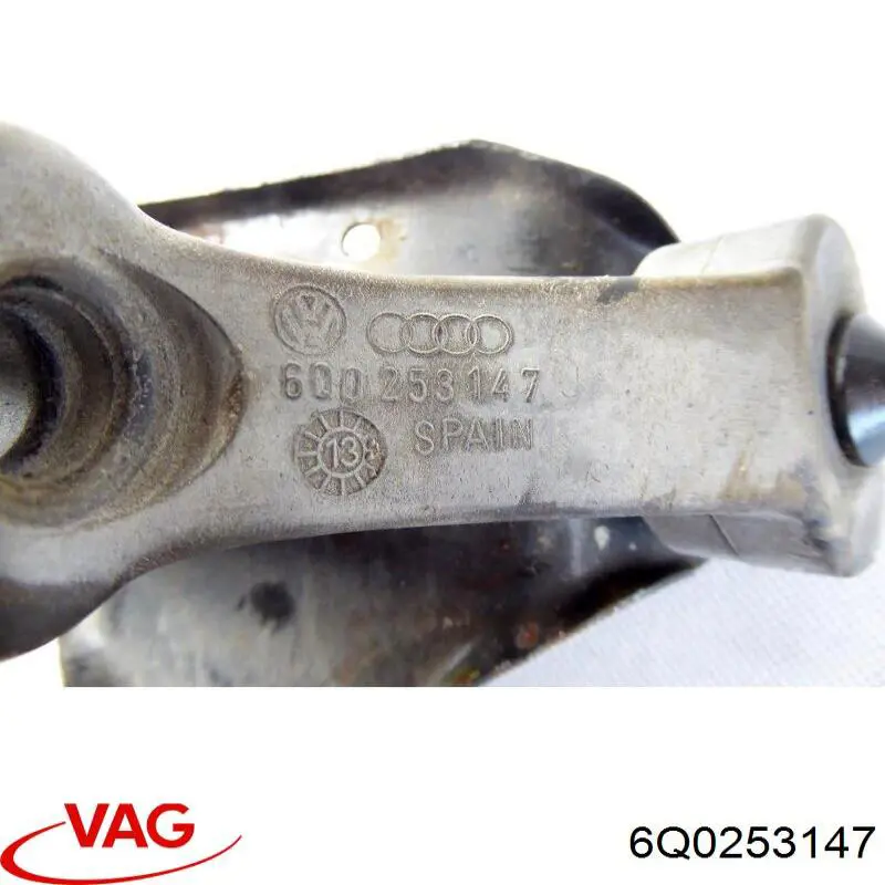 6Q0253147 VAG Consola de coxim traseiro do silenciador