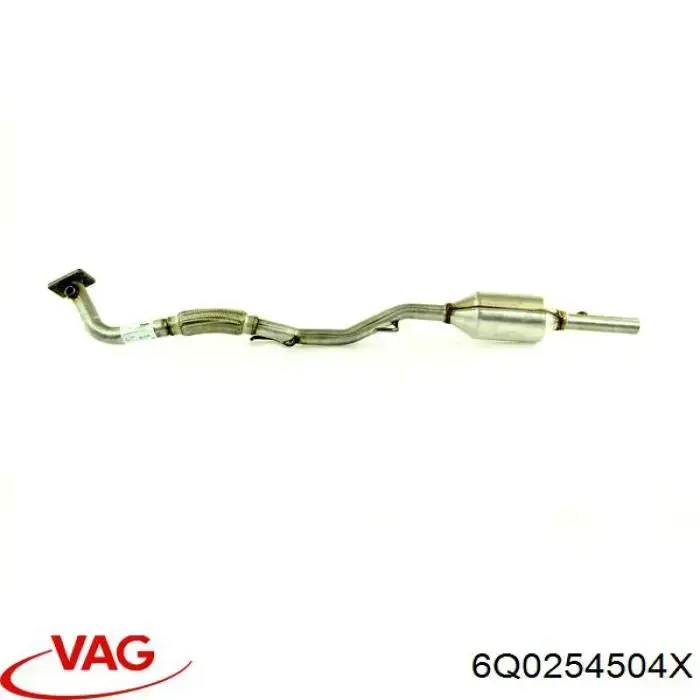 Compre 6Q0254504X VAG Silenciador, parte dianteira