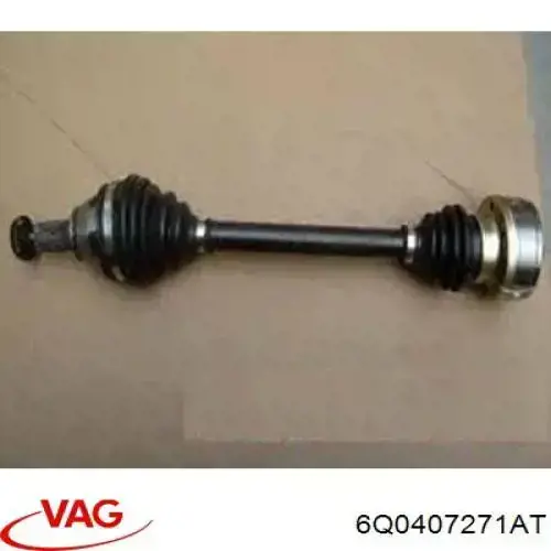 Semieixo (acionador) dianteiro esquerdo VAG 6Q0407271AT preço, a partir de 40,86 USD