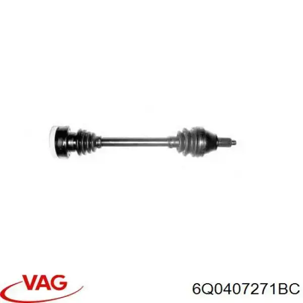 6Q0407271BC VAG Semieixo (acionador) dianteiro esquerdo