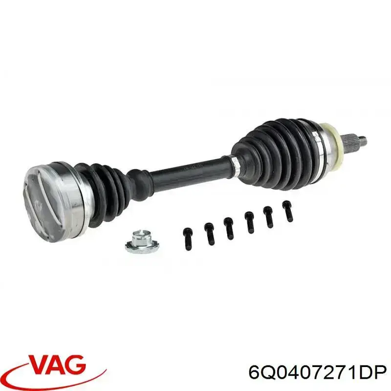Semieixo (acionador) dianteiro esquerdo VAG 6Q0407271DP preço, a partir de 121,25 USD