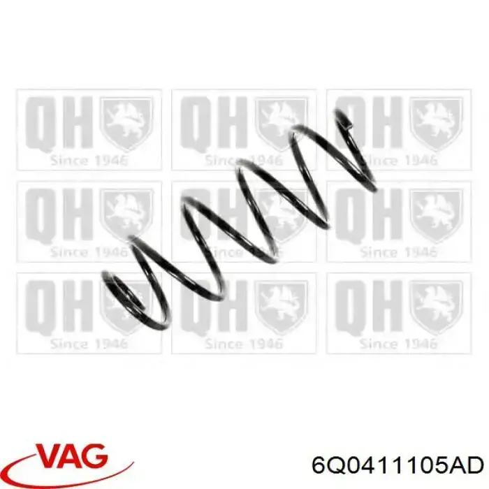 Compre 6Q0411105AD VAG Mola dianteira