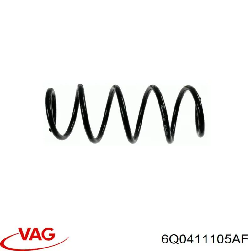 Compre 6Q0411105AF VAG Mola dianteira