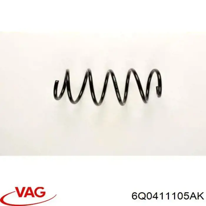 Mola dianteira VAG 6Q0411105AK preço, a partir de 23,61 USD