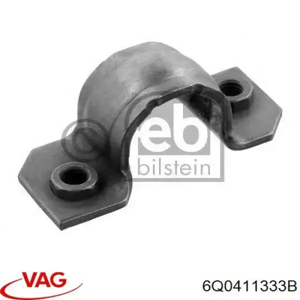 6Q0411333B VAG Braçadeira de fixação da bucha de estabilizador dianteiro