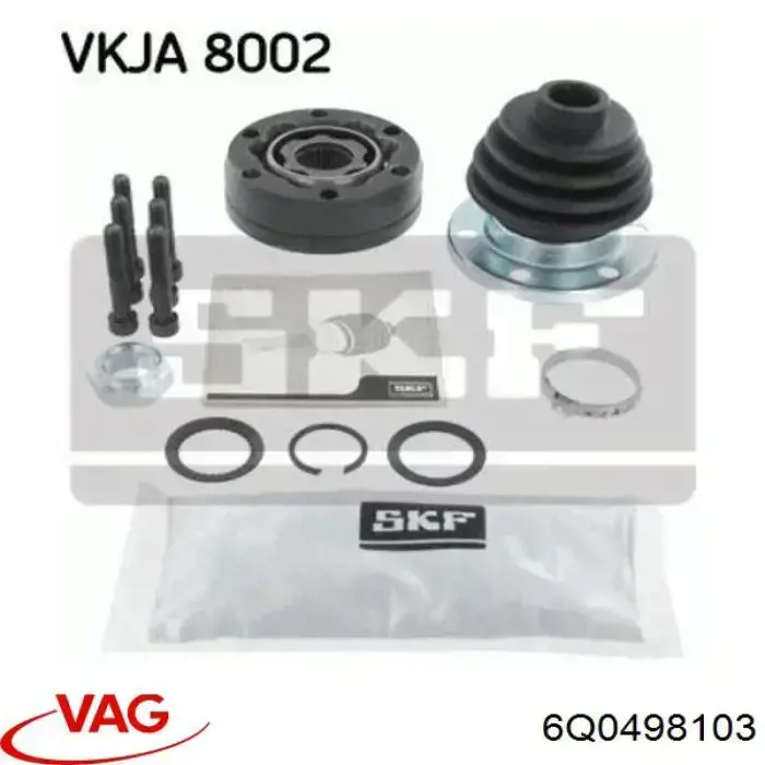 Compre 6Q0498103 VAG Junta homocinética interna dianteira