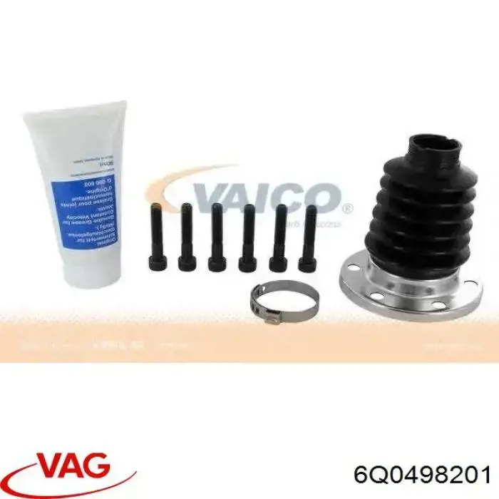 Compre 6Q0498201 VAG Bota de proteção interna de junta homocinética do semieixo dianteiro