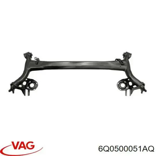 6Q0500051AQ VAG Viga de suspensão traseira (plataforma veicular)