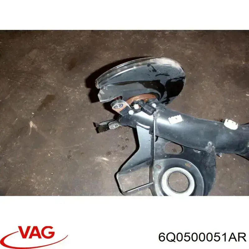 6Q0500051BC VAG Viga de suspensão traseira (plataforma veicular)