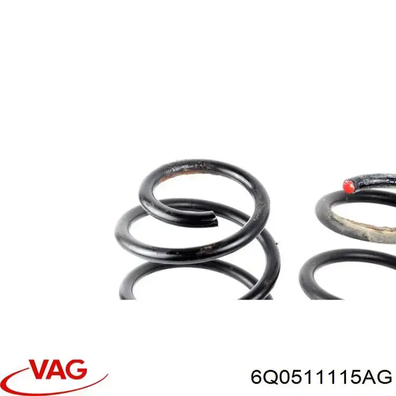 6Q0511115AG VAG Mola traseira