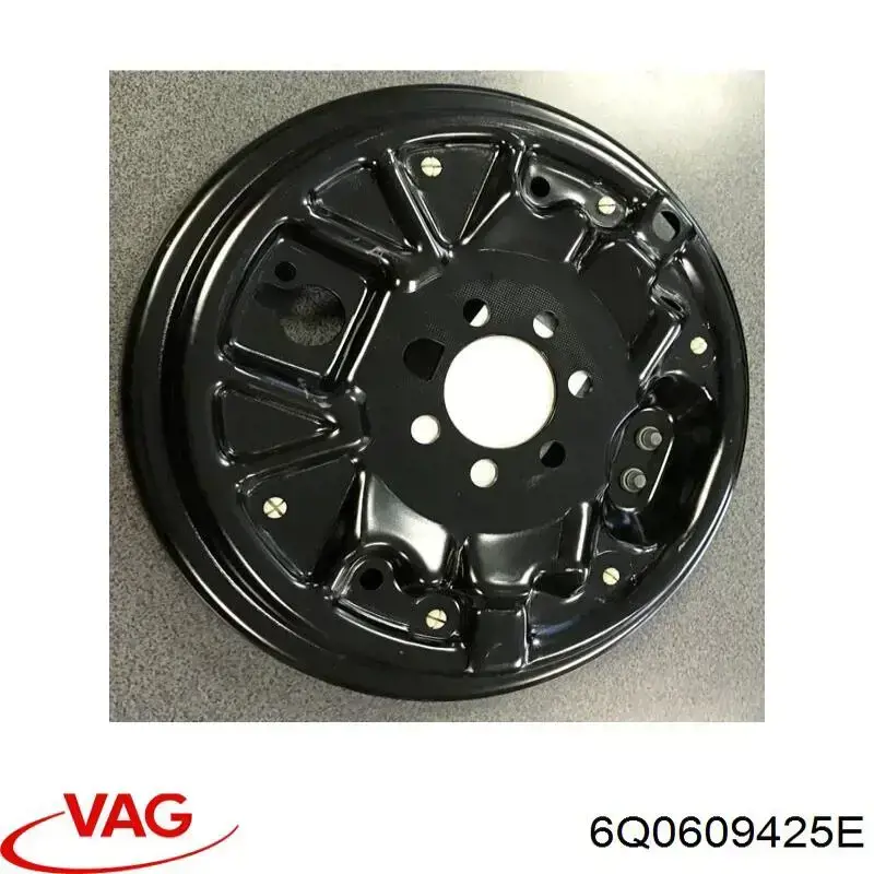 Compre 6Q0609425E VAG Disco de suporte de tambor do freio traseiro esquerdo
