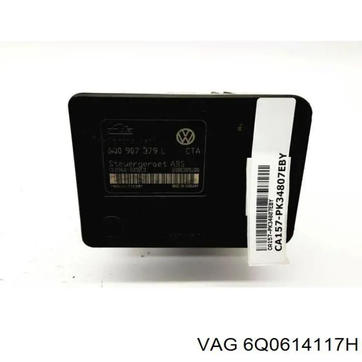 Unidade hidráulico de controlo ABS 6Q0614117H VAG