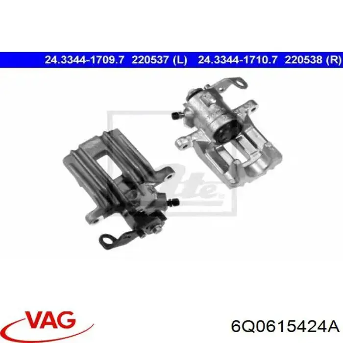 Suporte do freio traseiro direito VAG 6Q0615424A preço, a partir de 56,18 USD
