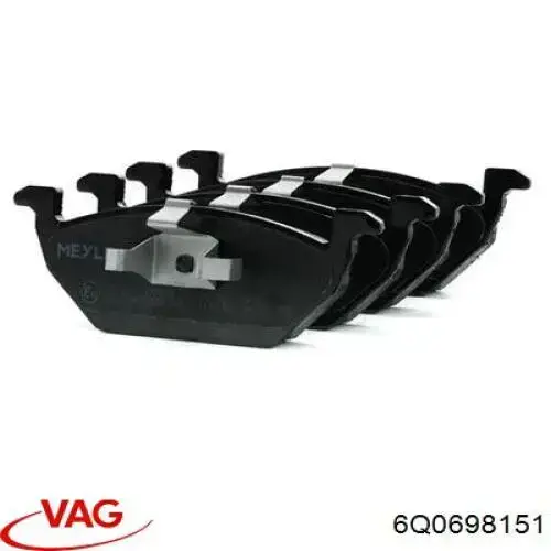 Sapatas do freio dianteiras de disco VAG 6Q0698151 preço, a partir de 45,97 USD