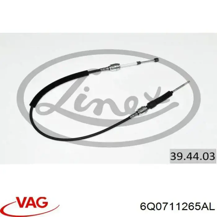Compre 6Q0711265AL VAG Cabo de mudança (de seleção de velocidade)